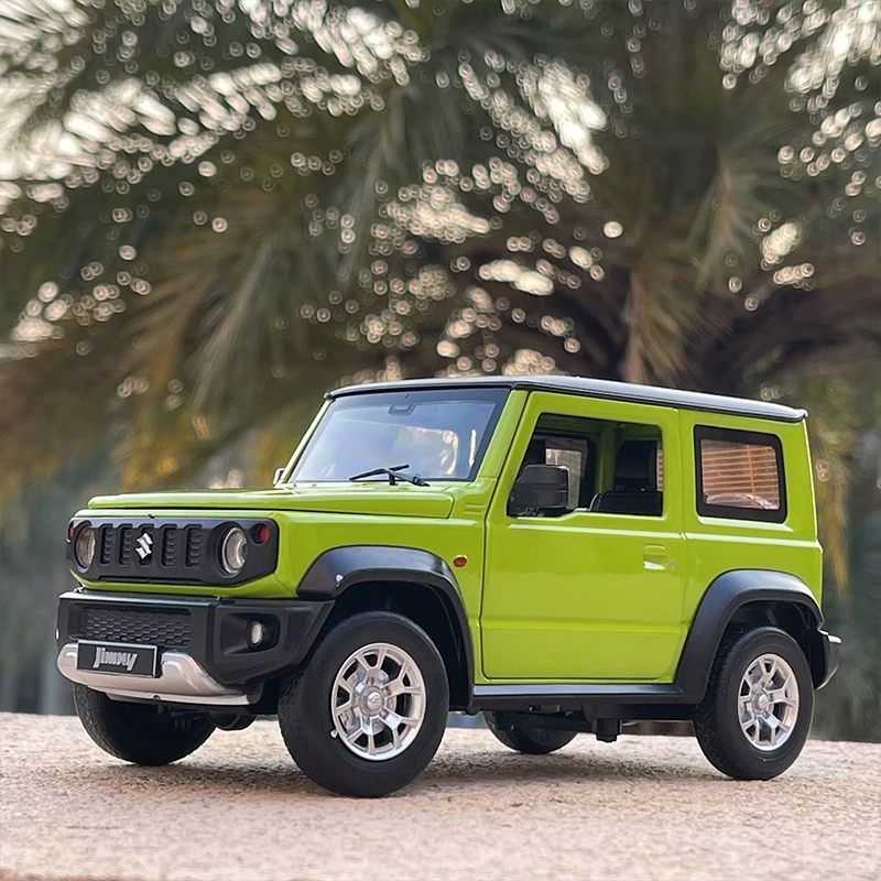 (verde) Coche De Juguete Suv A Escala 1:18, Fabricado En Metal Fundido A Presión, Con Efectos De Sonido Y Luz.