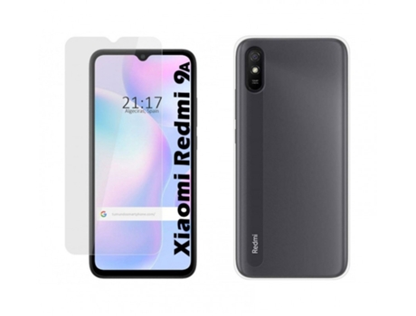 Carcasa + Protector de Pantalla Xiaomi Redmi 9A / 9AT TUMUNDOSMARTPHONE Pack Transparente