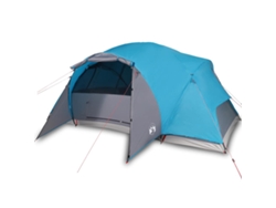 Tienda familiar Crossvent para 8 personas impermeable VIDAXL azul