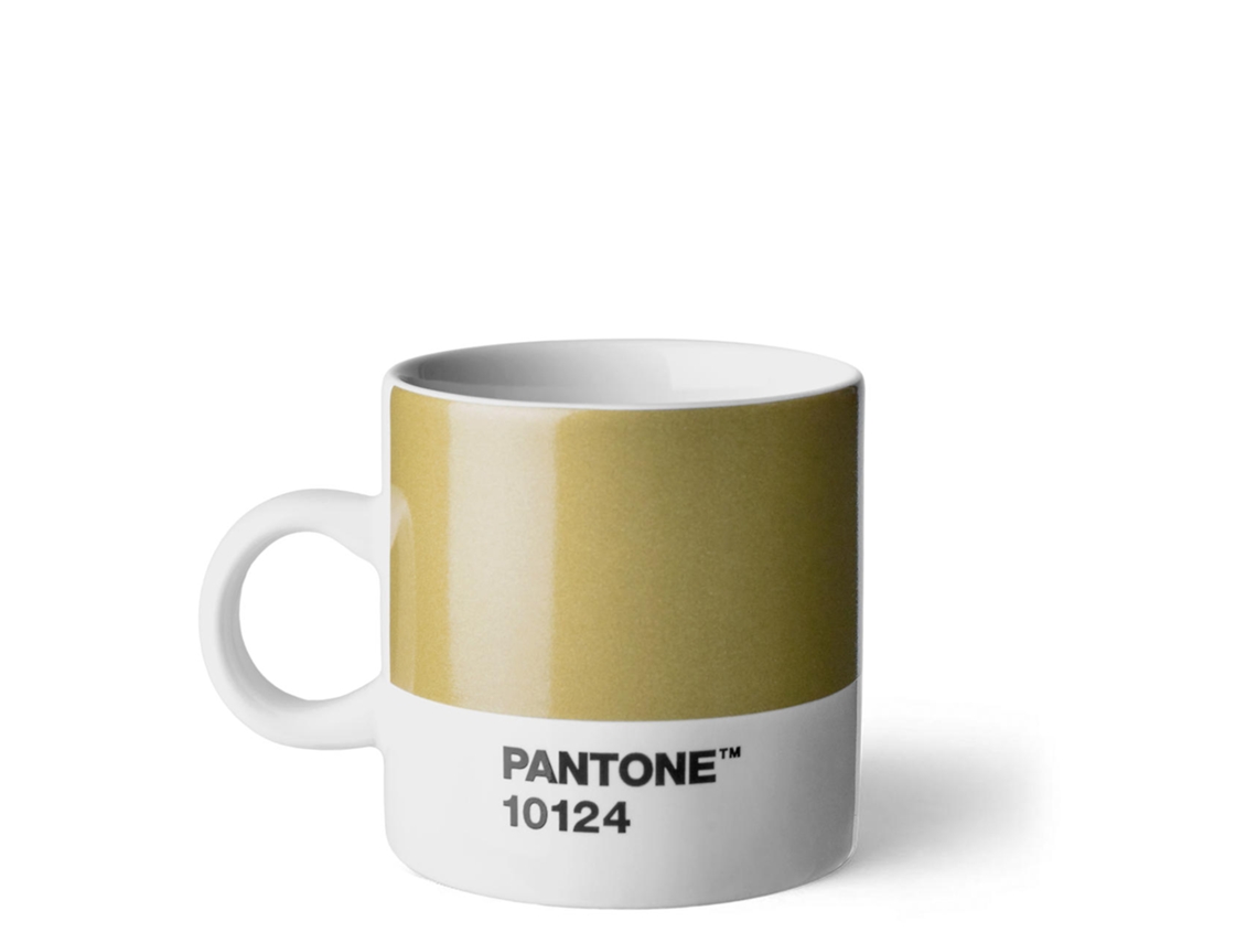 Taza de Expreso BEBLAU Pantone Copenhagen Design 10124 (120 ml - Gold)
