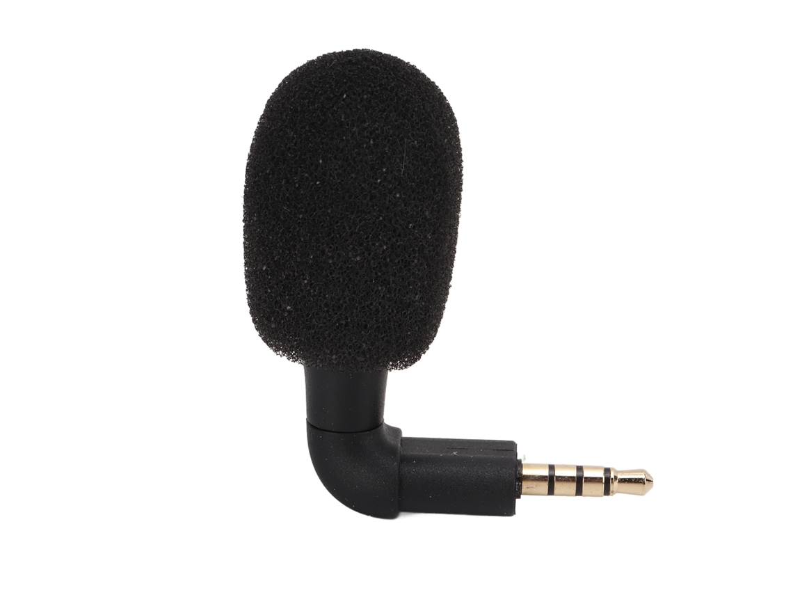 Mini micrófono omnidireccional con conector de 3,5 mm, micrófono pequeño y portátil, mini micrófono de audio para solapa.