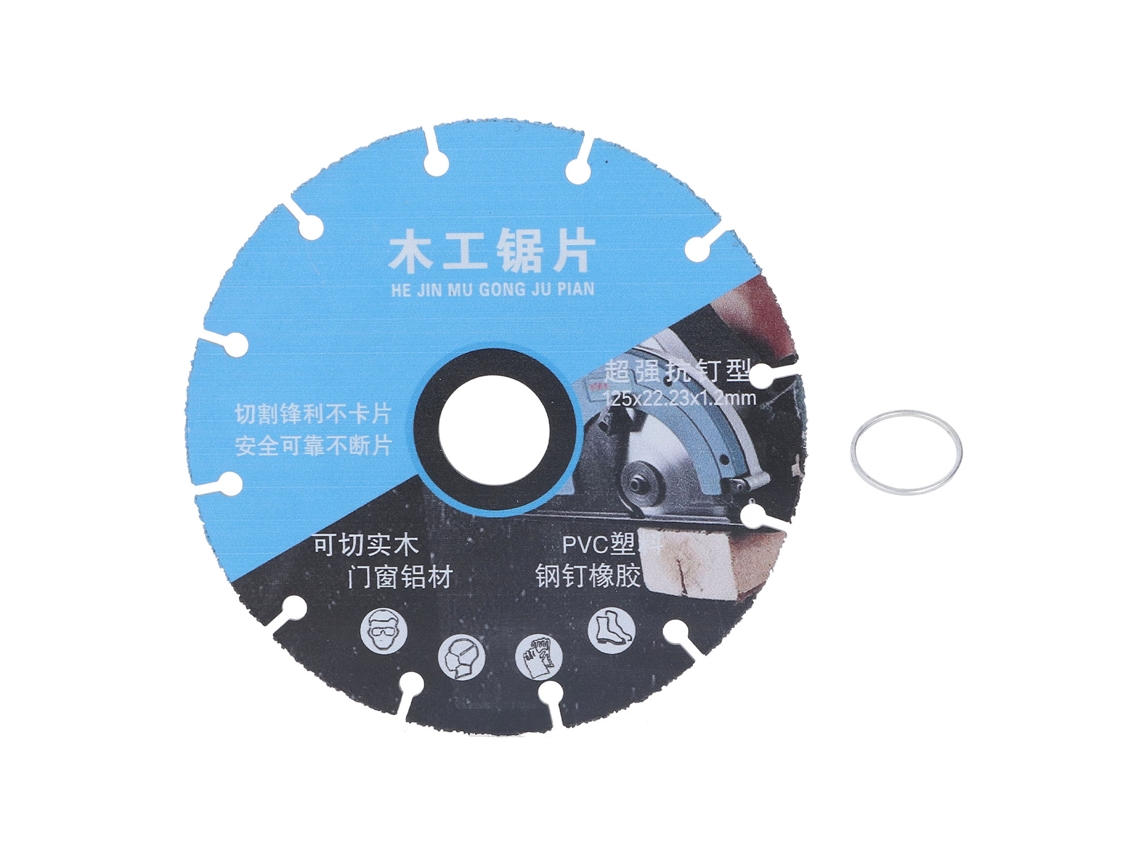 Hoja De Sierra Circular De Acero Al Manganeso De 5 Pulgadas Para Madera, Aluminio Y Plástico: Eliminación Eficiente De Virutas.