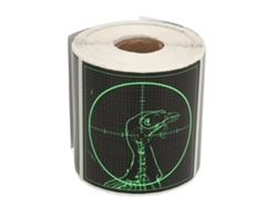 250 Dianas Autoadhesivas De Papel Verde Fluorescente, Para Entrenamiento De Tiro Y Caza.