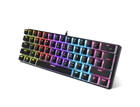 Teclado Gaming TRUMSEN L700 RGB (Mecânico - Português - Negro )