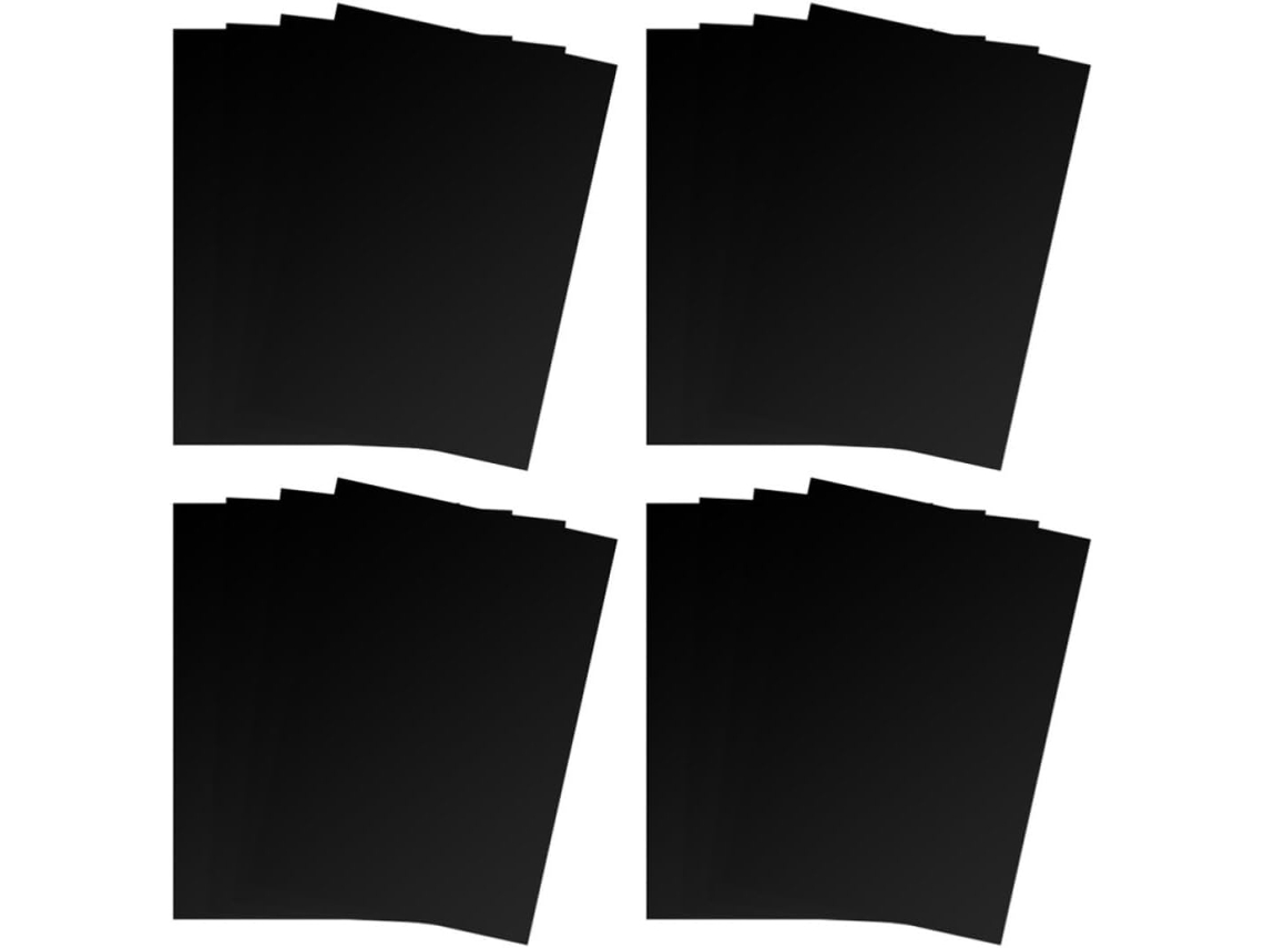 16 Paneles Magnéticos De Pvc Negro Para Ventanas De Garaje, No Requieren Perforación.