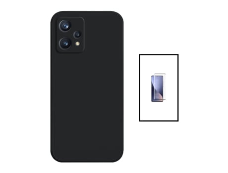 Protector de Pantalla Gorilasglass Proteção Traseira para Oneplus Oneplus Nord Ce 2 Lite 5G GIFT4ME Negro