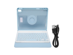 Funda con teclado para tableta (extraíble y giratoria)