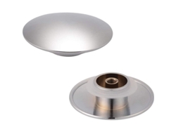 Tapón De Desagüe De Latón, 66mm, Para Lavabos De Baño Y Cocina, Cromado Plateado, Anticorrosivo