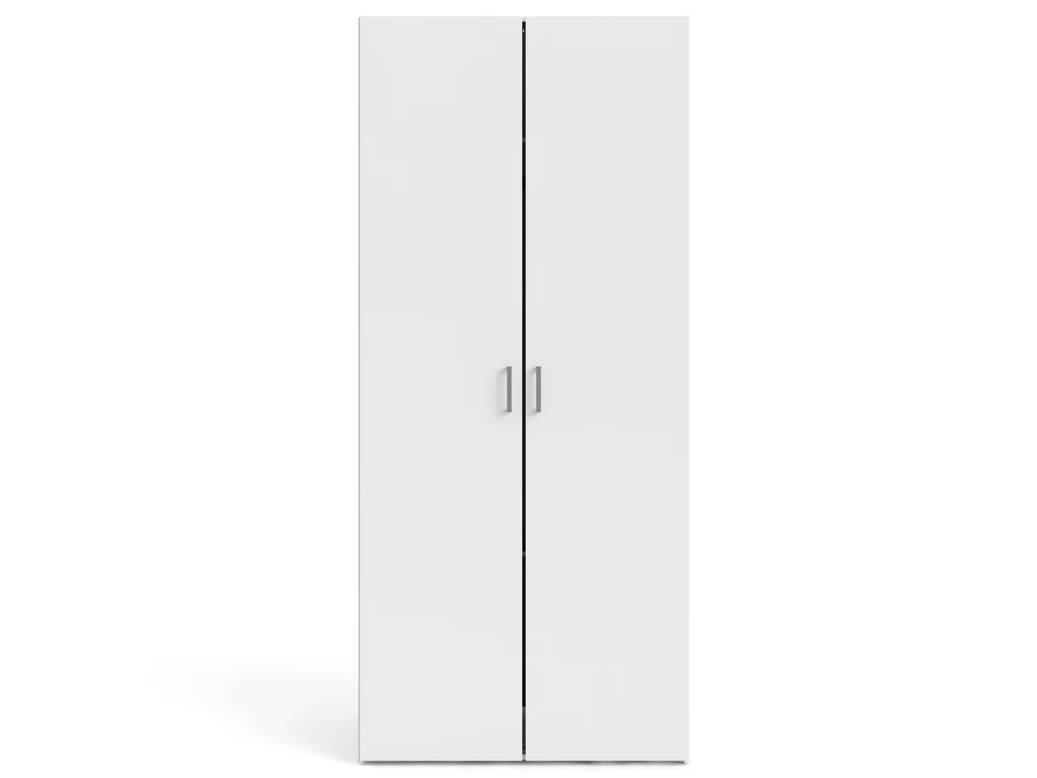 Ropero Space 2 Portas (77,6 x 175,4 x 49,5 cm - Blanco)