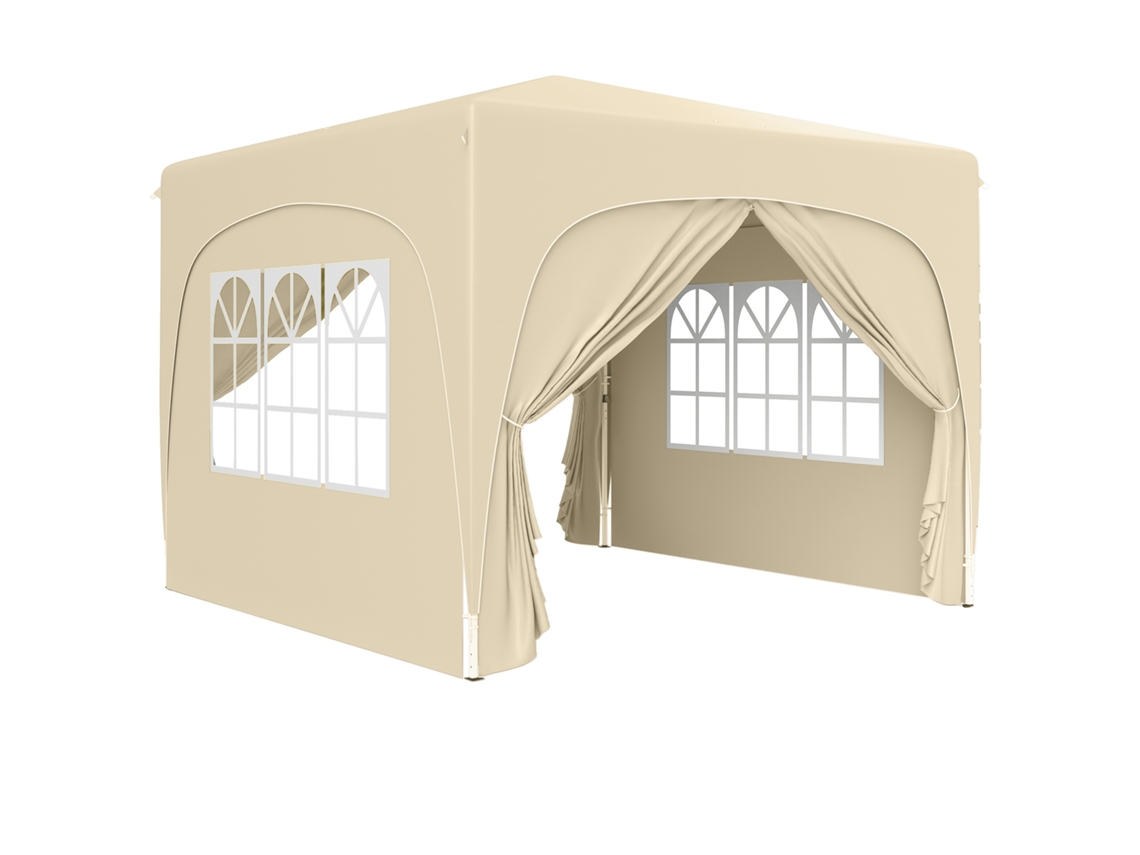 Pabellón De 3x3 M, Protección Uv 50+, 4 Paneles, Ideal Para Acampar En La Arena.