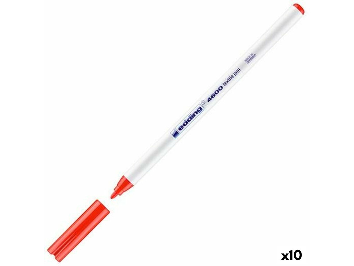 Rotuladoras EDDING 4600 Rojo 10 Unidades