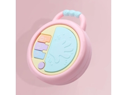 2026-instrumento Musical Bebé Tambor Manual Rosa Multifunción Educativo Para Niños Pequeños Y Bebés
