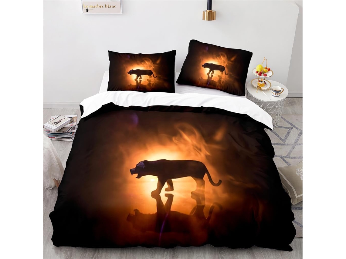 Juego Ropa Cama Estampado Niños Niñas Adolescentes Juego Funda Nórdica Almohada Color Diseño 200x200 Cm
