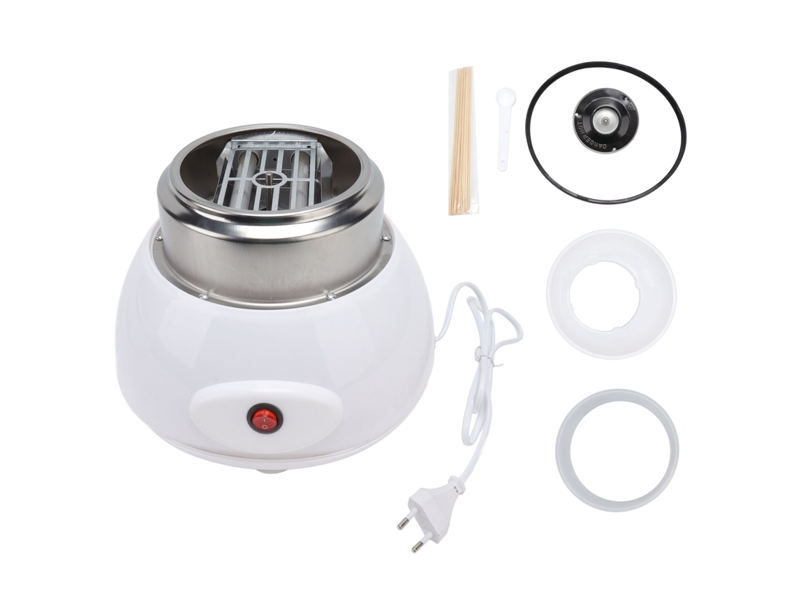 Máquina de algodón de azúcar portátil automática con calentamiento rápido y bajo nivel de ruido, minimáquina de algodón de azúcar para niños, enchufe UE 230 V