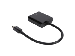 Cable Adaptador Mini Dp Macho A Vga Hembra Abs Para Ordenador Thinkpad Pc, Color Negro.