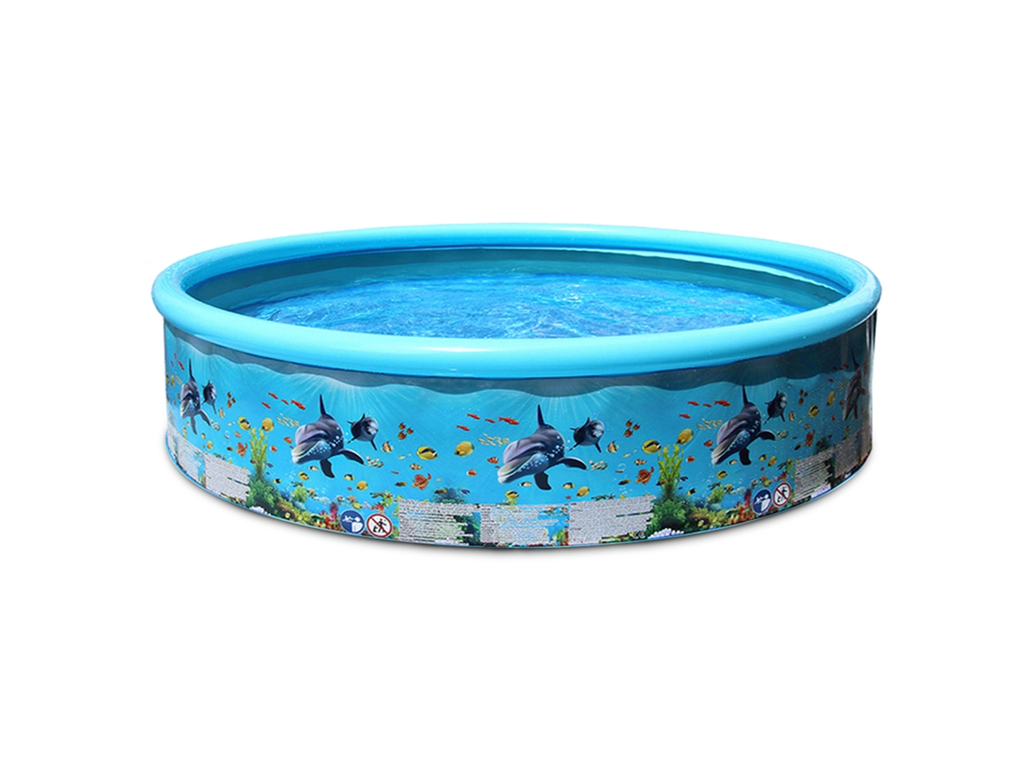 Piscina redonda plegable portátil de plástico duro sin inflar para bebés, niños, adultos y familias.