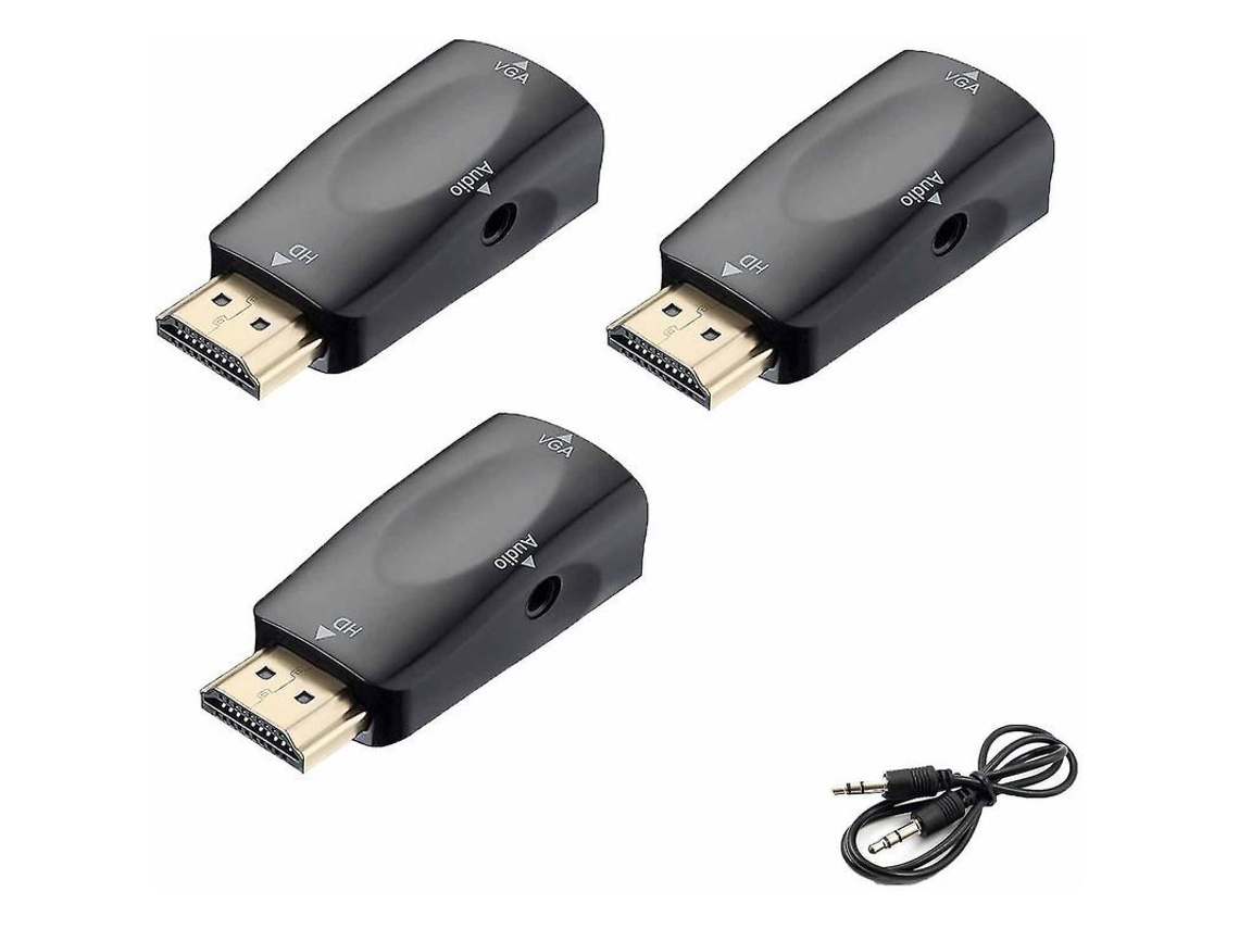 Adaptador De Transmisión Inalámbrica, Smart Tv Box 1080p, Convertidor Hdmi A Vga, Plug And Play.