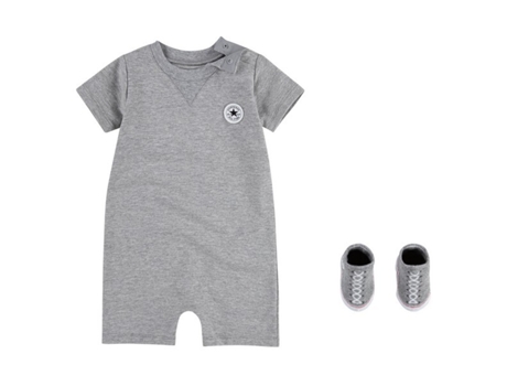 Mono de Bebé Niña CONVERSE Calcetines Lil Chuck Gris (0/3 meses)