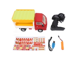 Ats-juguete Camión De Comida Con Luz Y Sonido Estructura Fuerte Control Remoto Realista Coche Juguete Para Niños