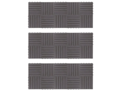 Baldosas De Terraza 30 Uds Madera Acacia Gris Deslavado 30x30cm