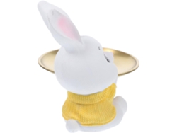 Bandeja Decorativa Forma Conejo Almacenamiento Multifuncional Joyas Llaves Material Grueso Duradero Ideal