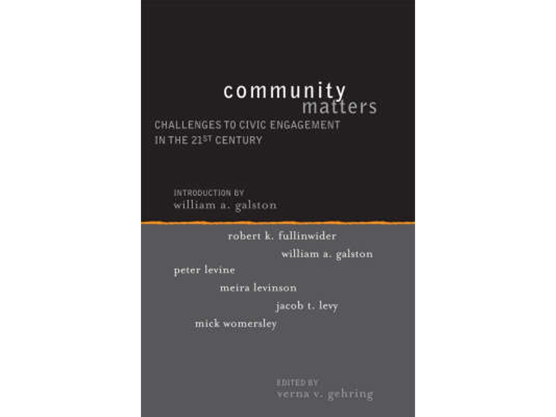 Libro Community Matters (Inglés)