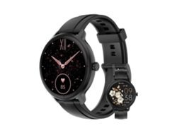 Smartwatch CHRONUS DR03 1.27" con Control por Voz IA y Monitor de Salud – Negro