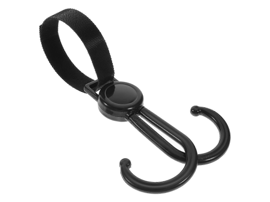 Gancho doble práctico para silla de coche de bebé, cochecito y carrito de la compra