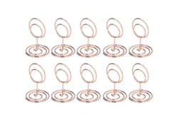 10pcs Portavasos De Mesa Redondo Base Fiable Durable Estilo Elegante Decoración Hogar Oro Rosa Tarjeta Foto Regalo