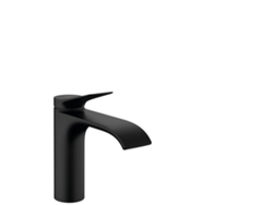 HANSGROHE Vivenis Mezclador monomando de lavabo 110, proyección 146mm, CoolStart, 75024, Color: Negro Mate