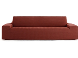 Funda de Sofá 5 Plazas EYSA Premium Jaz Tejido Multielástico (330 x 70 x 120 cm - Poliéster y Algodón - Caldera)