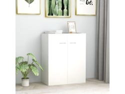Aparador De Madera Contrachapada Blanco 60x30x75 Cm