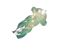 Lámpara portátil de medusa, brillante, con forma de medusa, luz nocturna creativa para decoración del hogar, verde Rosewell