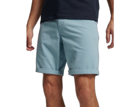 Pantalones Cortos de Hombre SUPERDRY Officer Azul (32)
