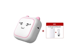 Impresora Térmica Portátil M5 Rosa (Con Rollo De Papel De Impresión) SIURN
