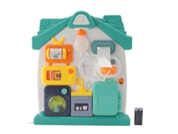 Ats-tablero Sensorial Para Niños Casa De Rompecabezas De Educación Temprana Juguete De Entrenamiento Motor Fino Para Bebés