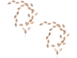 Brincos De Argola Com Folha De Ouro, Acessórios De Cabelo Para Noivas E Mulheres.