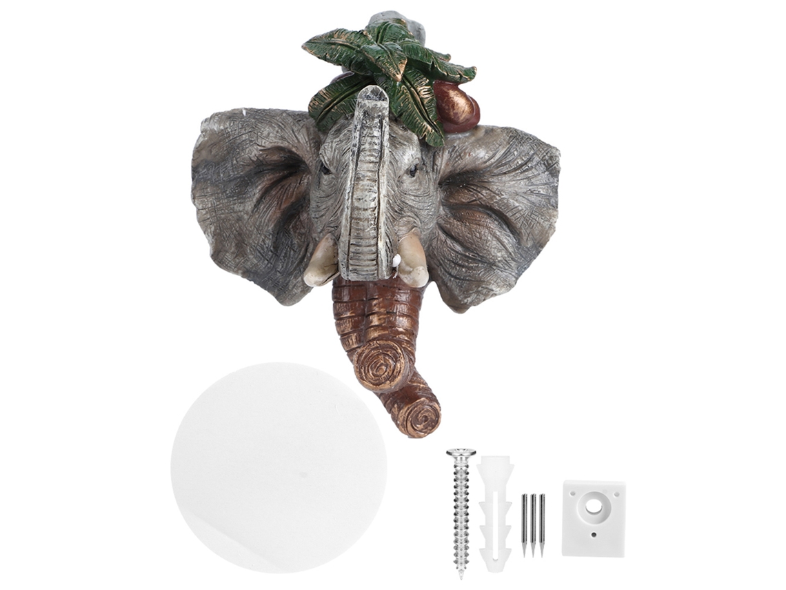 Gancho De Pared De Resina Con Forma De Animal Retro - Único Para Sombreros, Abrigos, Llaves Y Decoración.
