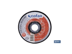 Disco corte - 125x2,5x22,23 metal profes.