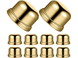 Juego De 10 Tapas Doradas Para Extremos De Lámparas, Pomos Decorativos Para Fijación De Lámparas.