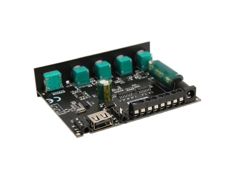 Placa de Amplificador de Potencia Inalámbrica HURRISE 2.1 Canales Placa de Amplificador Bluetooth 50 W 50 W 100 W Módulo Amplificador de Subwoofer