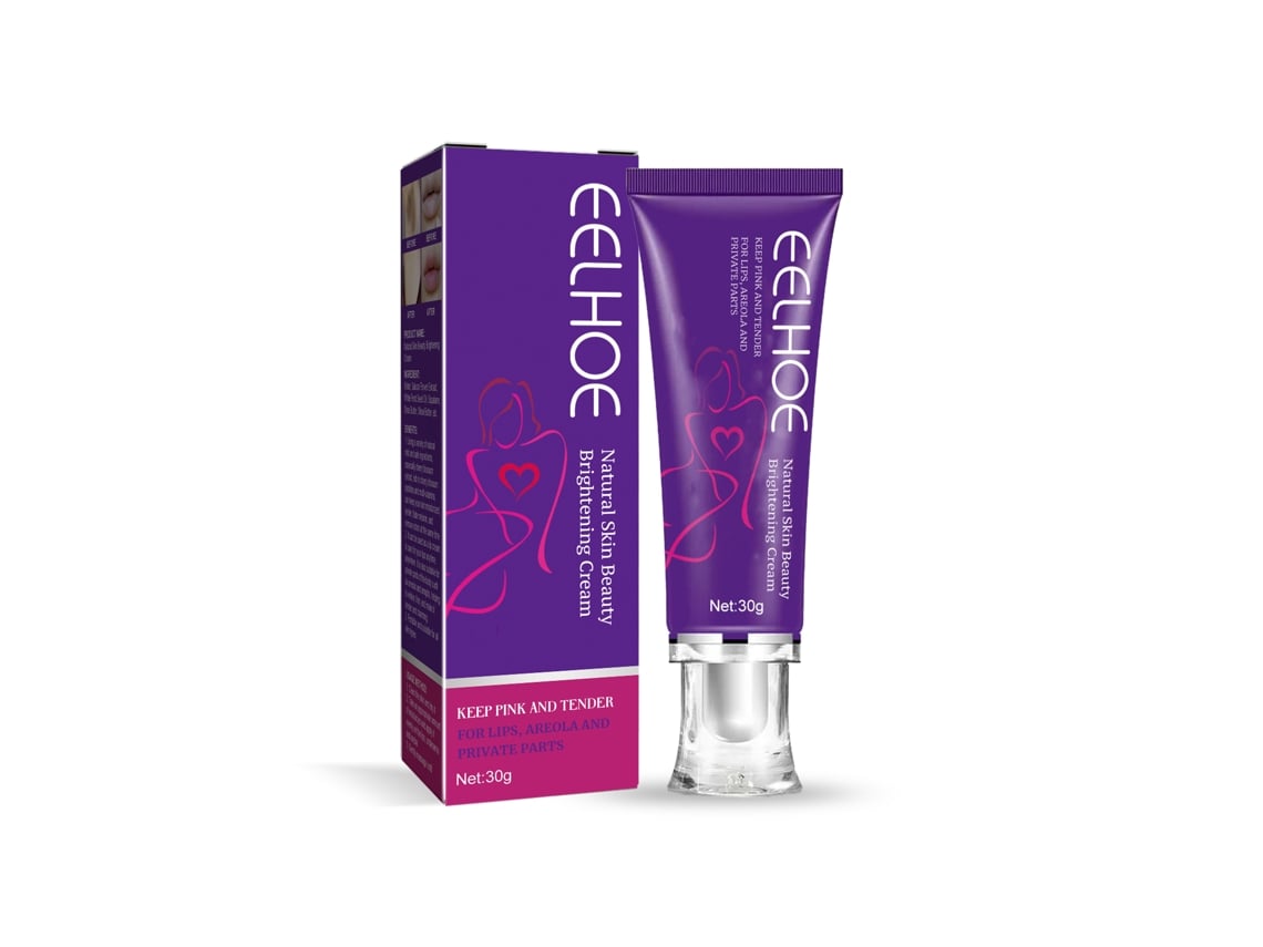 Crema hidratante aclarante natural con efecto blanqueador.
