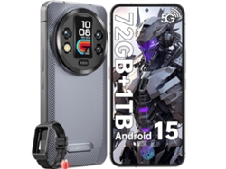 Smartphone Resistente 5g Oukitel Wp200 Pro Con Auriculares Bluetooth 72 Gb 1 Tb 6.7" Fhd+ 120hz 8800 Mah 108 Mp Nfc Gris