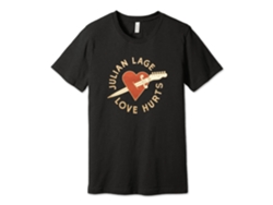 Julian Lage Love Hurts Heart T-shirt Rockinstone Unisex Adults Best Sellers Size:xxl