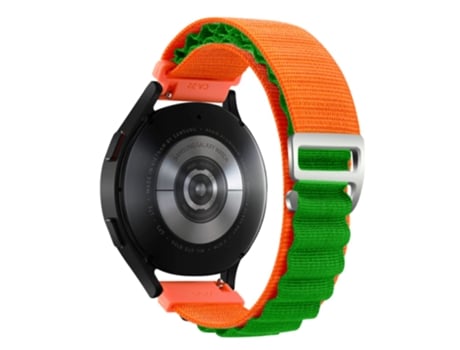 Correa de nailon 22mm ajustable para Realme Watch 3/Huami Amazfti GTR 4/GTR 4 Pro - naranja/cal