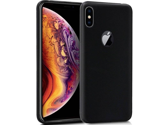 Funda iPhone XS Max COOL Silicona Negro