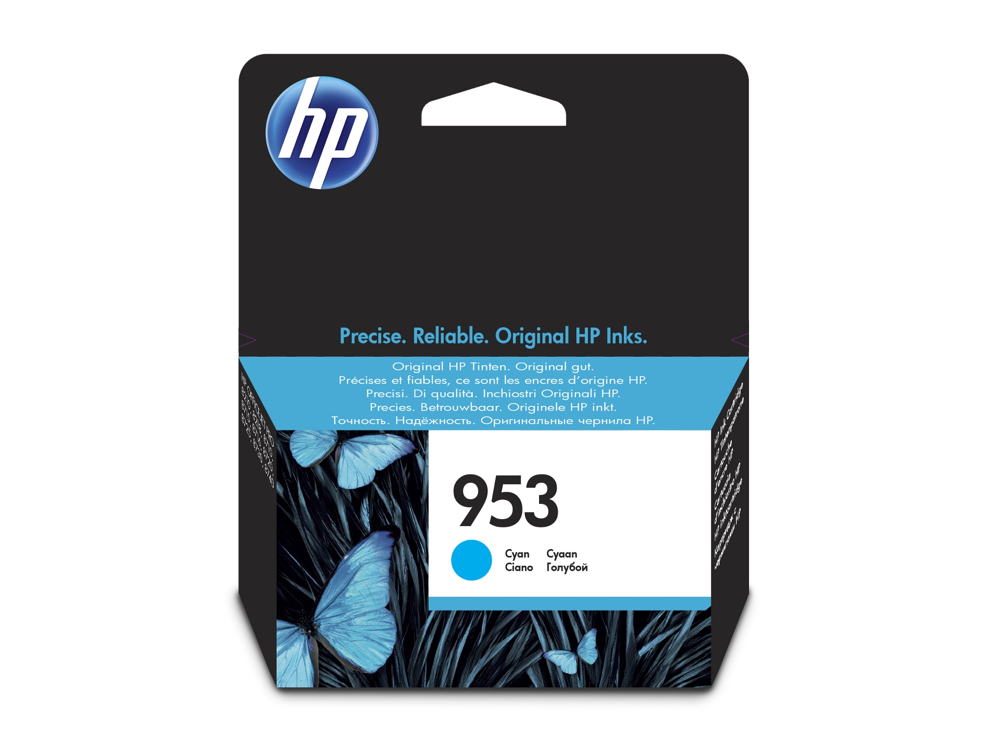 Cartucho de tinta HP 953 cian original (F6U12AE)