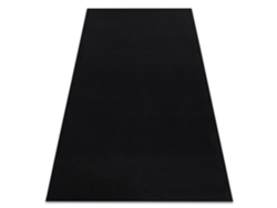 Alfombra con Refuerzo de Goma Rumba Un Solo Color Negro (200 x 250 cm)