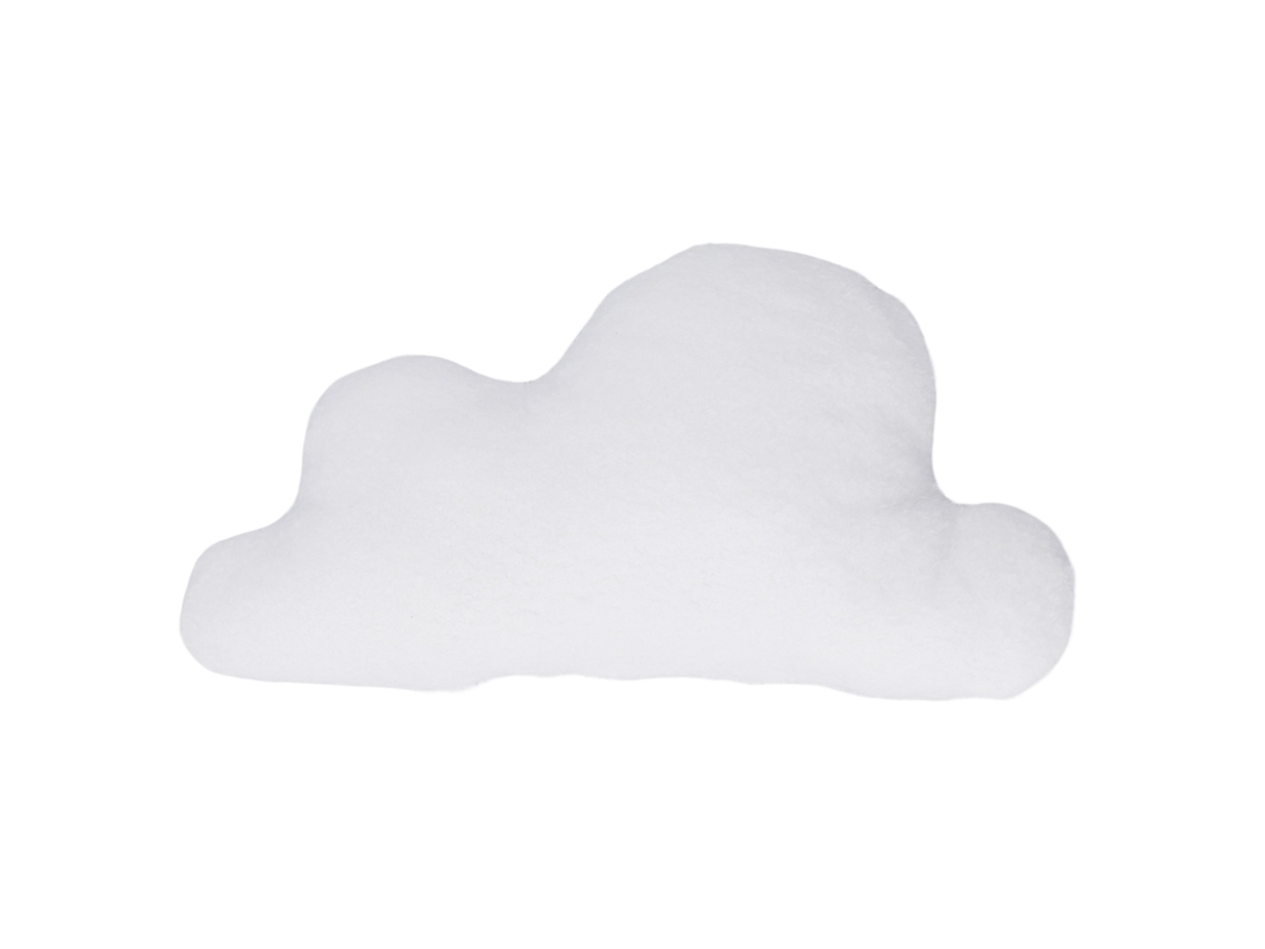 Vlola-almohada Nube De Peluche Cute Blanca 15in Relleno De Algodón Pp Para Sofá Hogar Oficina Café