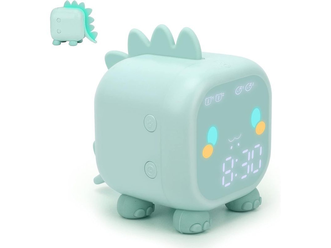 2026-reloj Despertador Niños Dinosaurio, Luz De Levantarse, Luz Nocturna, Entrenador De Sueño Para Niños Regalo